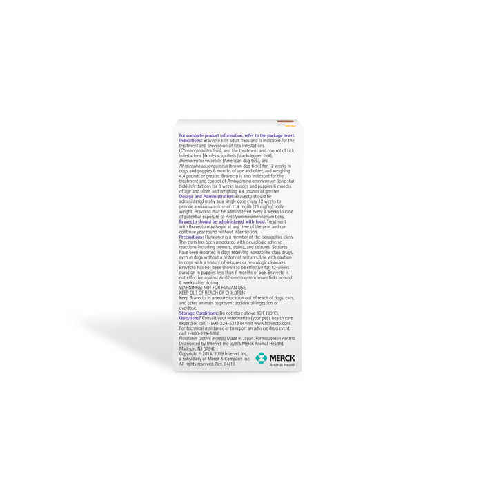Bundle: Bravecto Flea & Tick  + Sentinel Spectrum Chews for Dogs product detail number 1.0