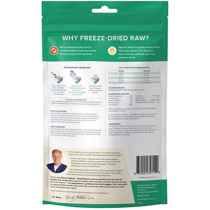 Bundle: Dr. Marty Premium Food & Supplement - Digestive Bundle for Small Breed Dogs product detail number 1.0